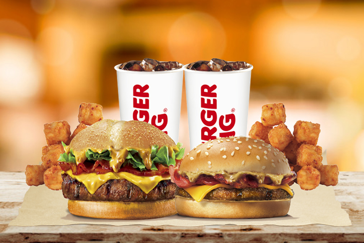 安格斯牛肉堡(花生) + 花生培根系列堡(牛)