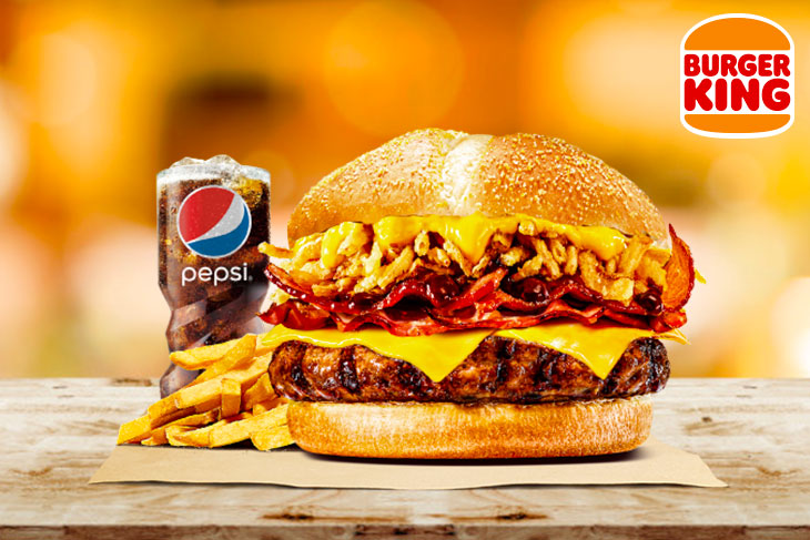 花生安格斯牛肉堡套餐