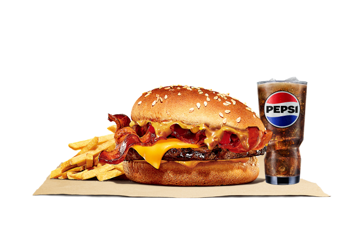 花生培根牛肉堡套餐