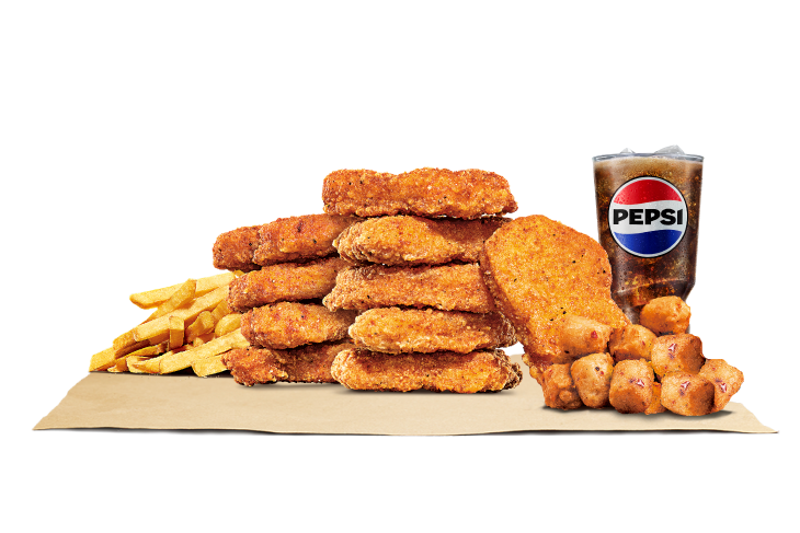 BK雞塊餐(10個)夠滿足獨享餐