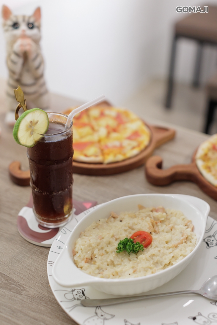 青檸可樂+香濃燻雞白醬燉飯