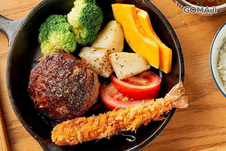 海陸雙拼定食