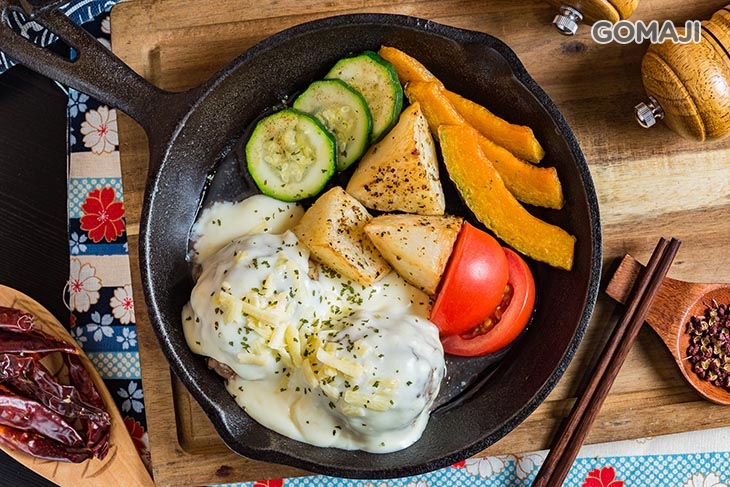 起司瀑布漢堡排