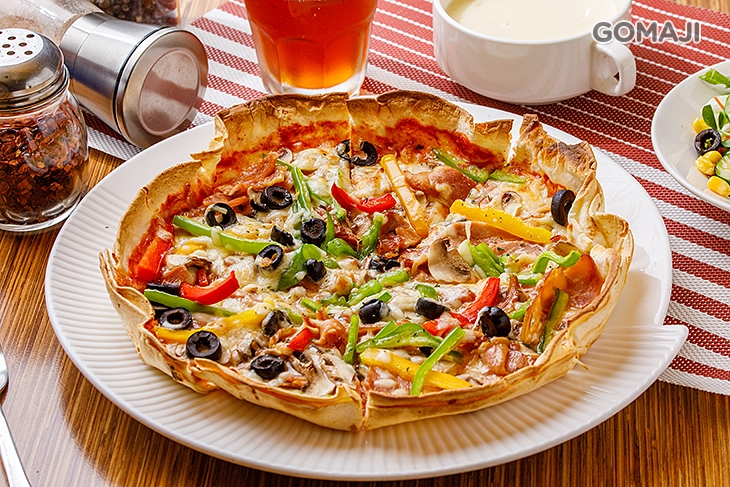 手工燻雞蘑菇披薩