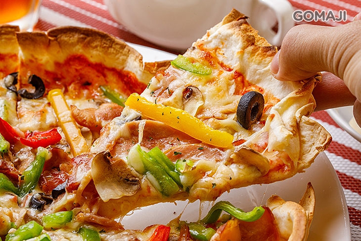 手工燻雞蘑菇披薩