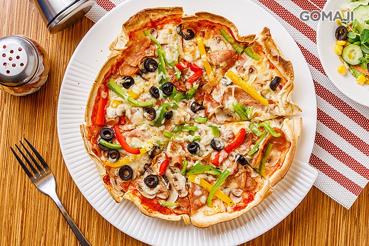 手工燻雞蘑菇披薩