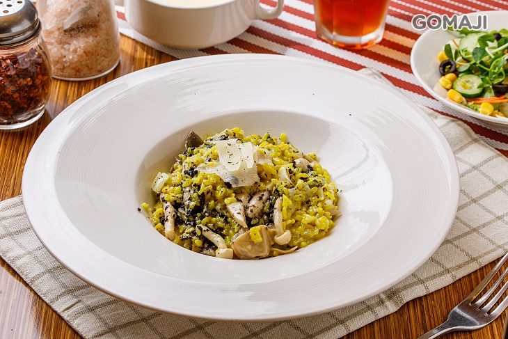 蔬食奶油松露野菇燉飯 