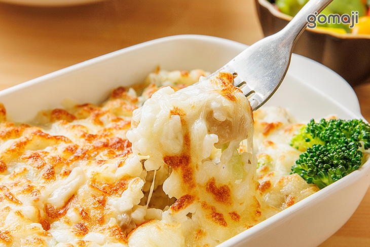白醬焗烤飯