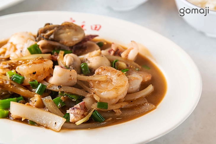 三鮮(蝦仁+鮮蚵+小卷)一份