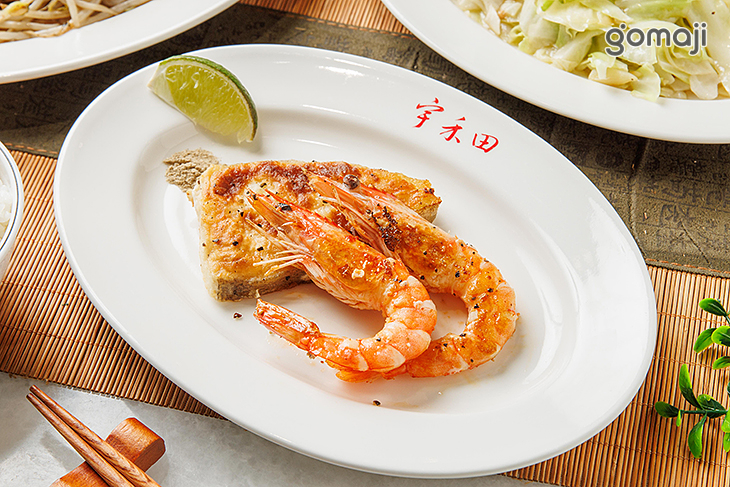 升級套餐:比目魚+白蝦