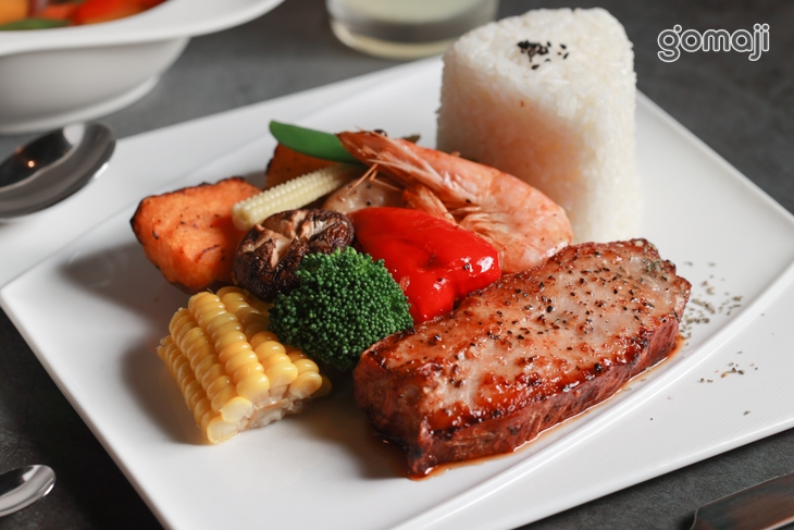 松阪豬厚排套餐