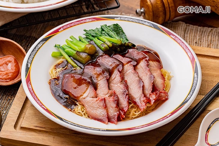 蠔油叉燒撈麵