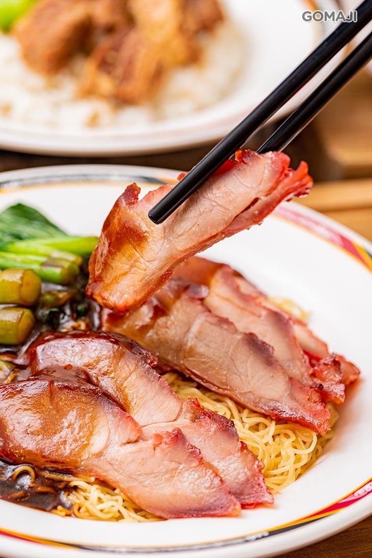 蠔油叉燒撈麵