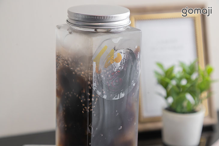 奇亞籽仙草凍飲