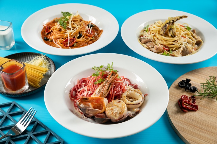 義大利麵大合照