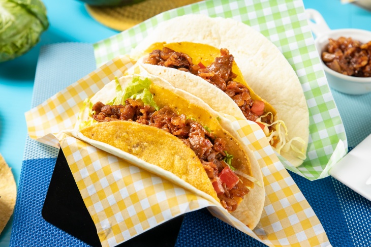墨西哥牛肉蔬菜塔可餅