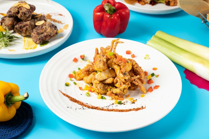 涮嘴鹹香金沙軟殼蟹