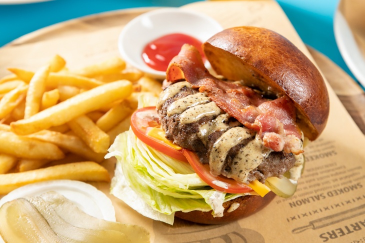 松露醬培根起司牛肉堡