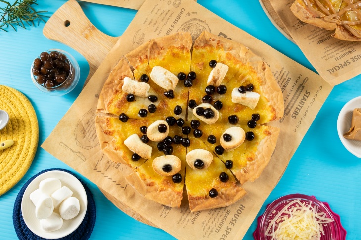 珍珠棉花糖披薩