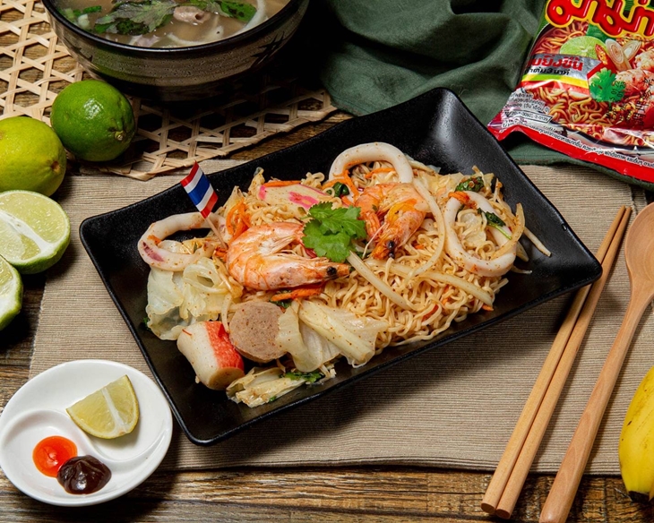 泰式海鮮乾拌MAMA麵 