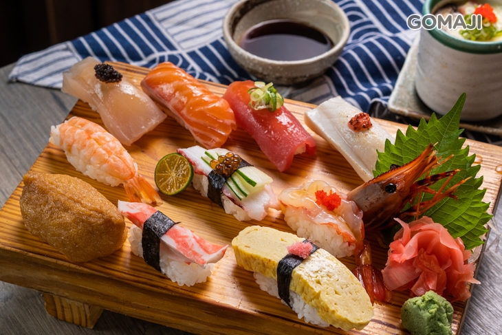 雙拼握壽司10貫(生熟各半)