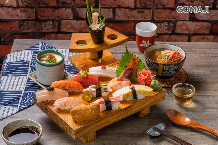 雙拼握壽司套餐