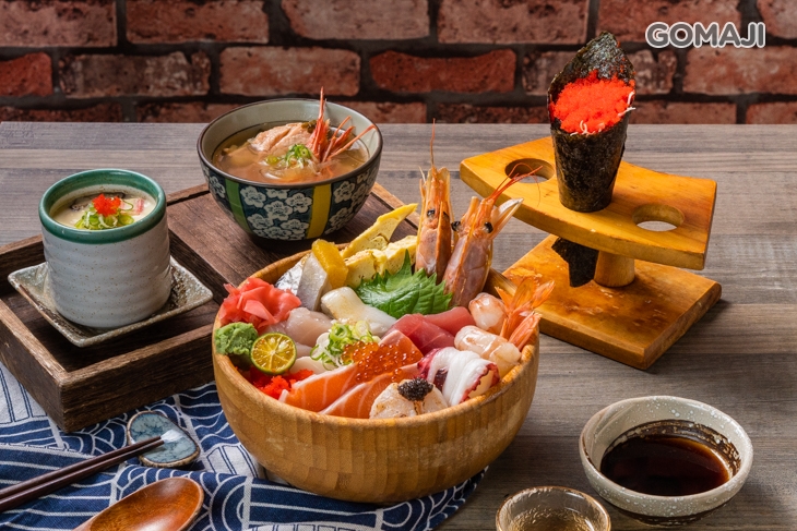 豪華海景漁夫生魚片丼套餐