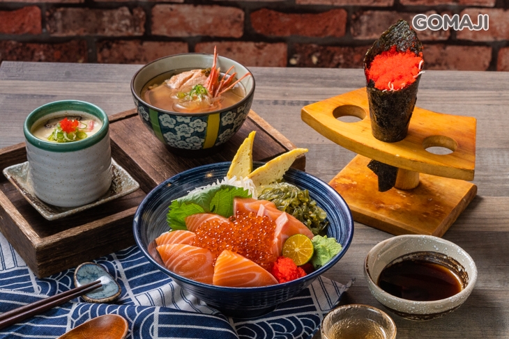 極鮮丼套餐三選一