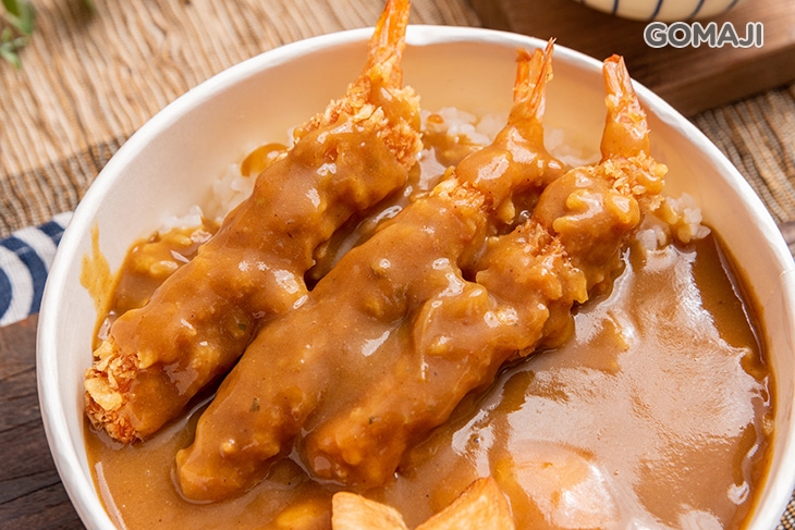 咖哩炸蝦飯
