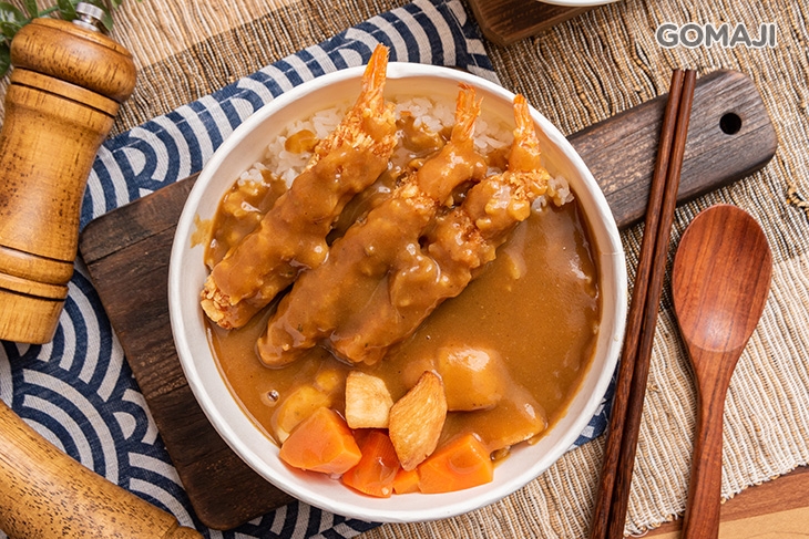 咖哩炸蝦飯