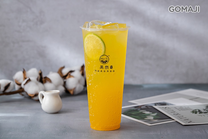 香橙清涼水果風味氣泡飲