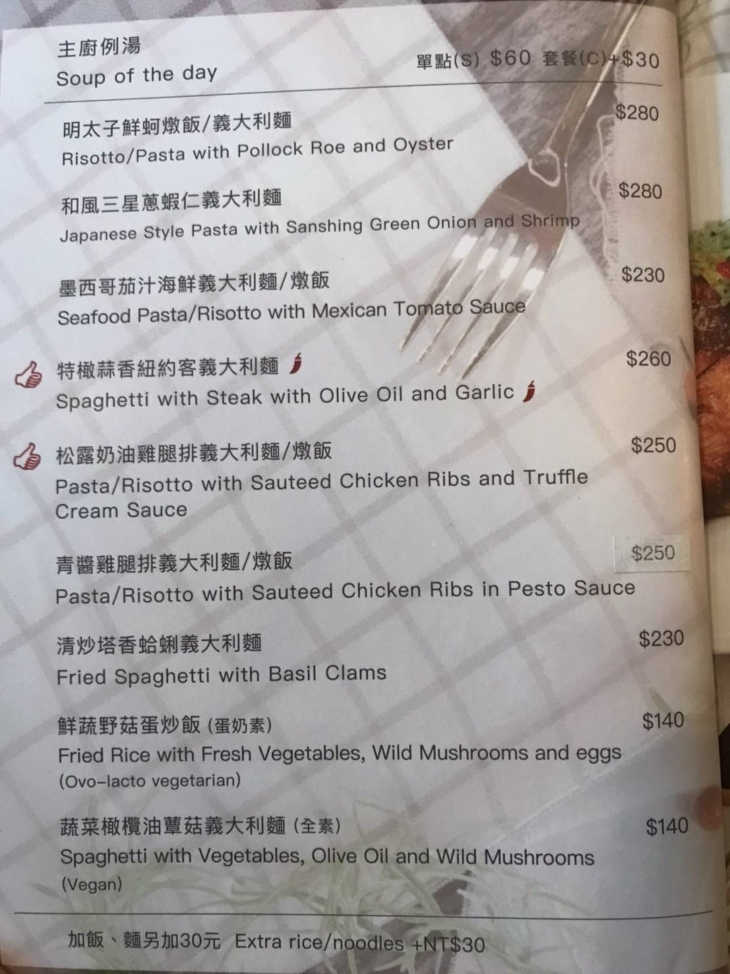 薆悅精品inn cafe x 台北成都會館 MENU