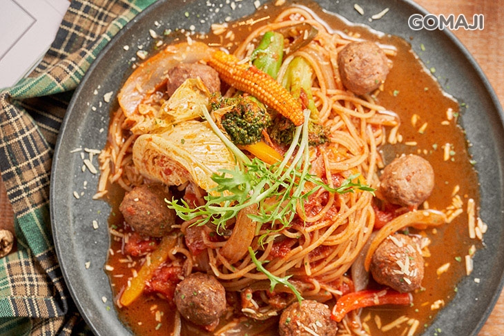墨西哥辣茄汁牛肉丸義大利麵
