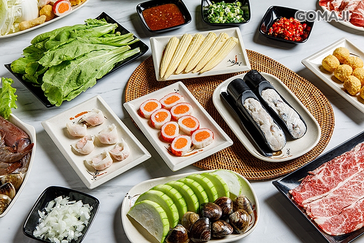 各式自助食材