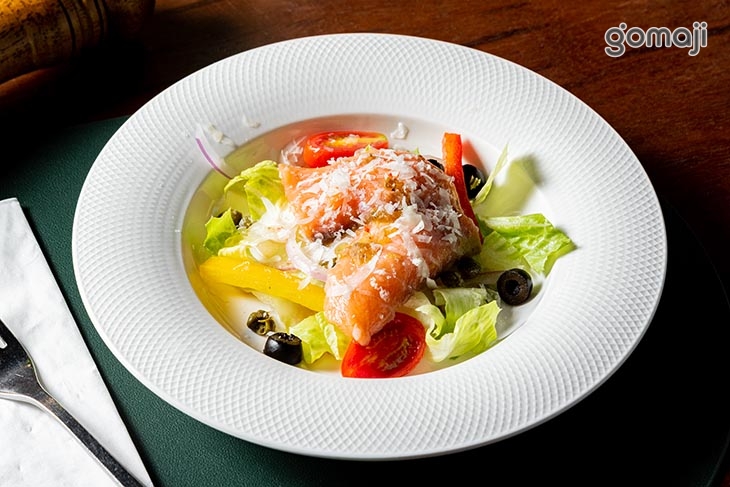 燻鮭魚油醋沙拉