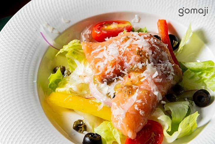 燻鮭魚油醋沙拉