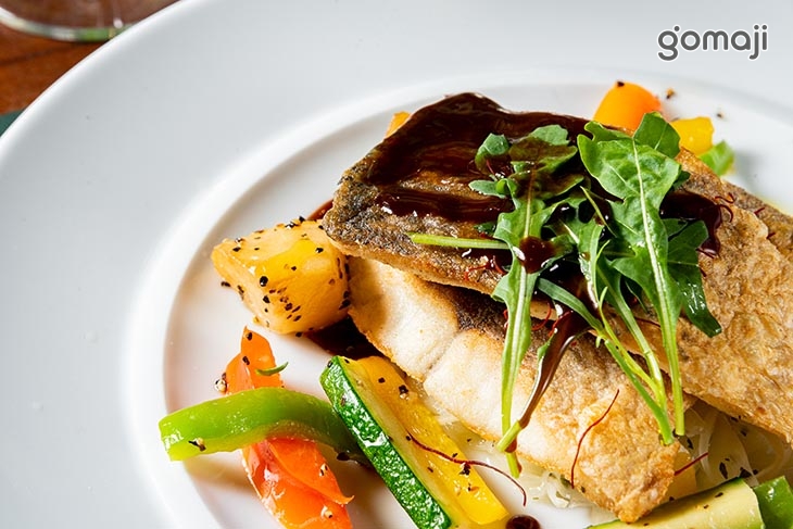 乾煎貝斯鱸魚排