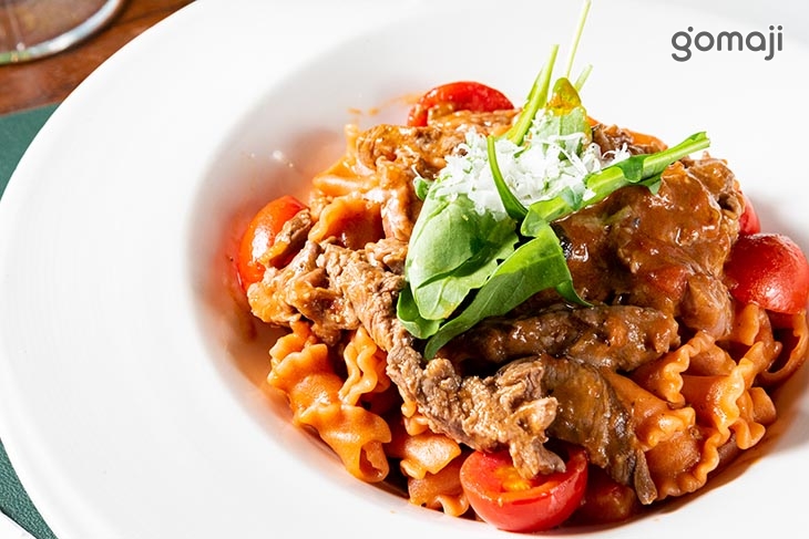 拿坡里煙花醬牛肉番茄啾咪麵