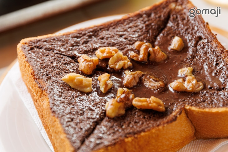 核果巧克力厚片