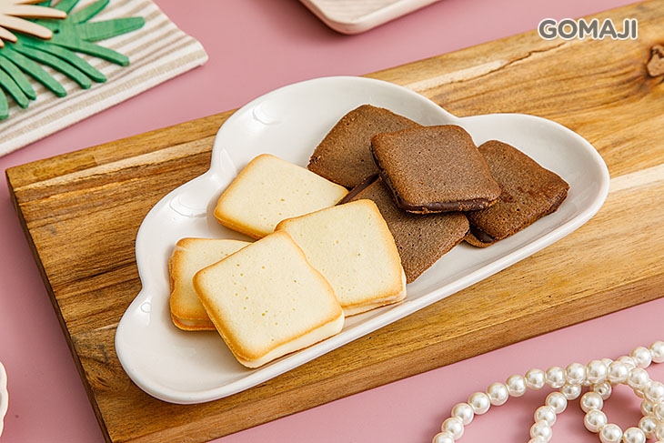 香榭薄餅-白色戀人5入&香榭薄餅-巧克戀人5入