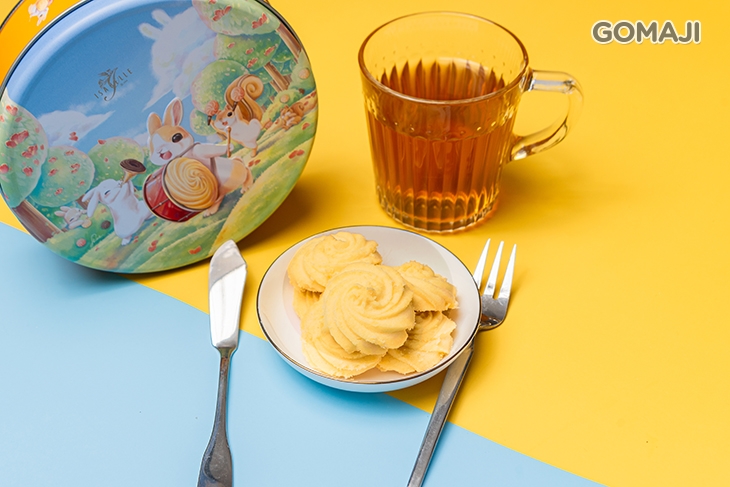 ButterCookie兔兔曲奇派對(皇家奶油，溫馨黃)