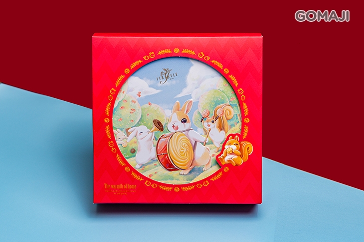 ButterCookie兔兔曲奇派對(黑爵可可，典雅紅)