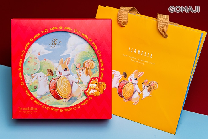 ButterCookie兔兔曲奇派對(黑爵可可，典雅紅)