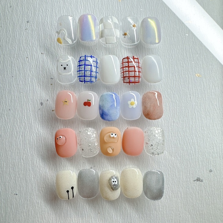 好耐看~手部時尚雜誌造型款32款選1(可換色)