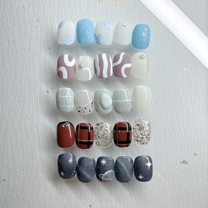 好耐看~手部時尚雜誌造型款32款選1(可換色)