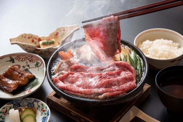 美國牛小排壽喜鍋定食