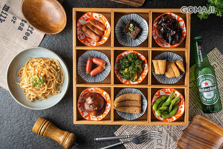 滷味九宮格套餐+拌麵