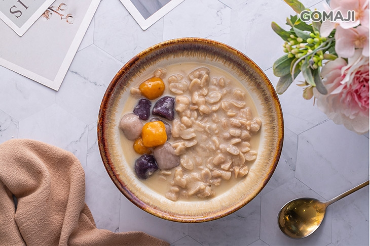 招牌花生芋圓牛奶湯