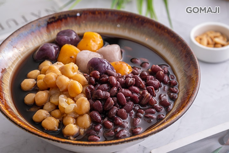 招牌芋圓燒仙草