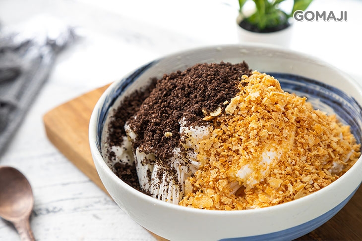 蛋捲OREO牛奶雪花冰